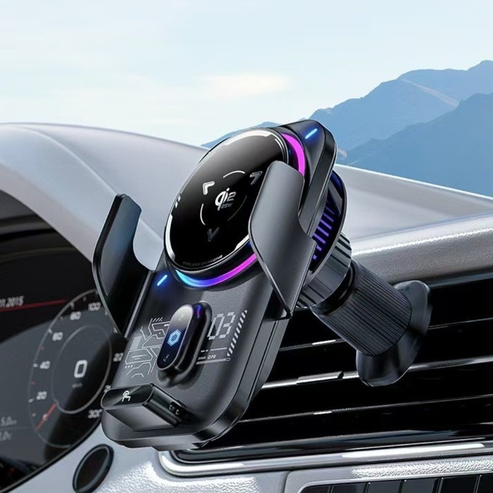 Wireless Car Charger Mount Fast Charging - Carregador de carro sem fios com