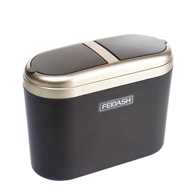 Waterproof Car Trash Can With Lid - Caixa de armazenamento de carro de