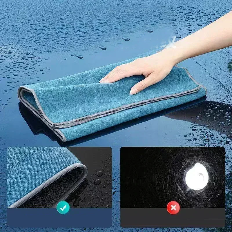 Microfiber Car Drying Towel Super Absorbent - Toalha de microfibra de pilha curta