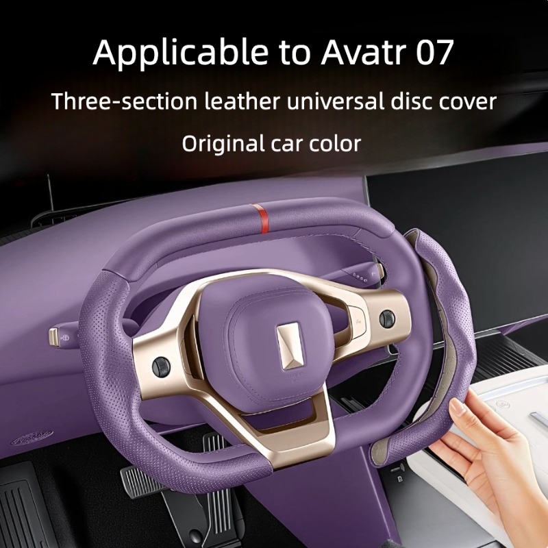 Car Steering Wheel Cover Anti Slip Breathable - Capa para volante para avatr 07,