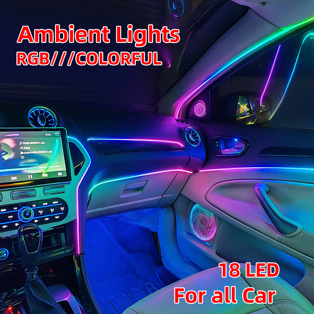 Luz Ambiente Interna para Carr - Led Ambient Interior Car Lights App Control avaliação e preço