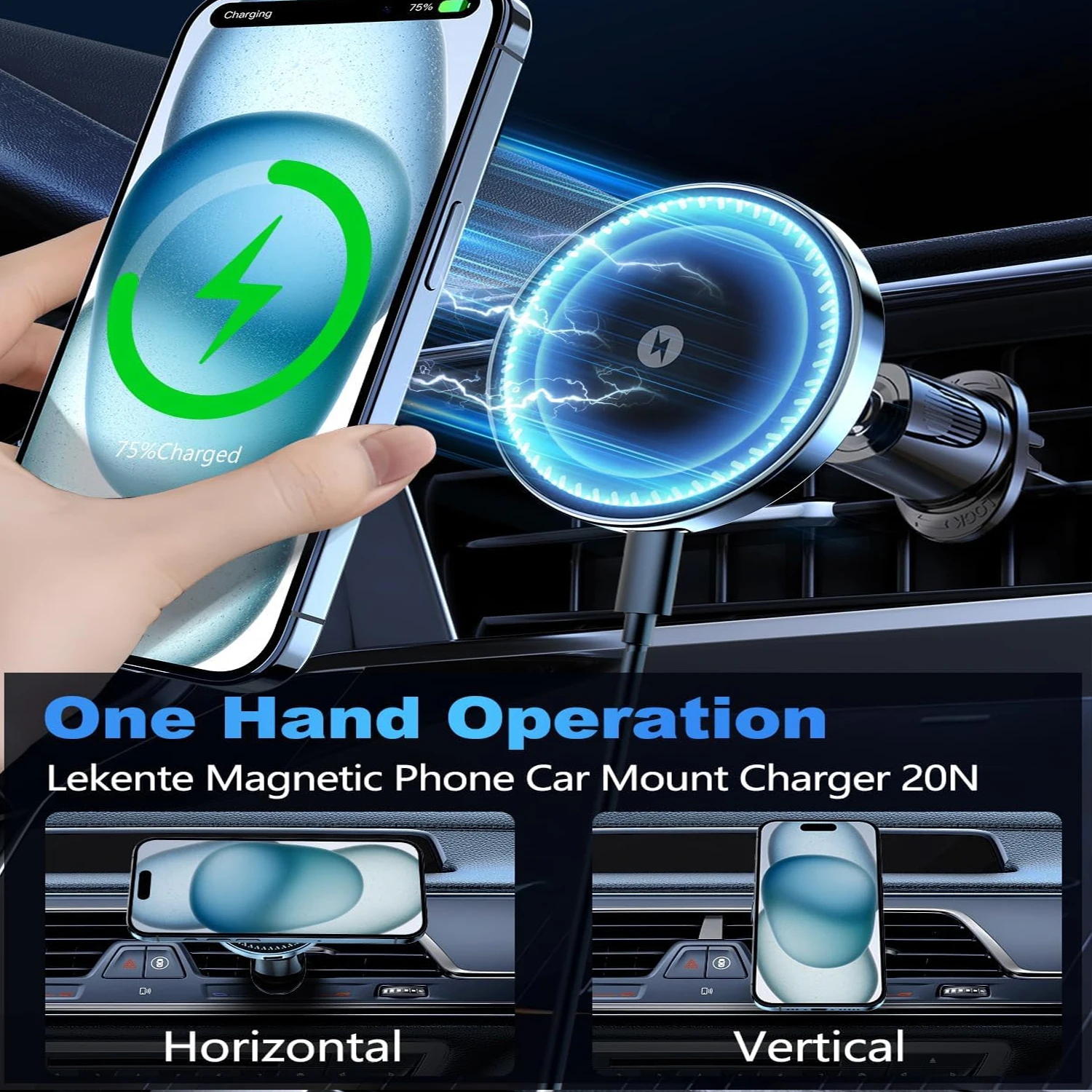 Uyuxio ímã carregador de carro - Magnetic Phone Holder For Car Vent avaliação e preço