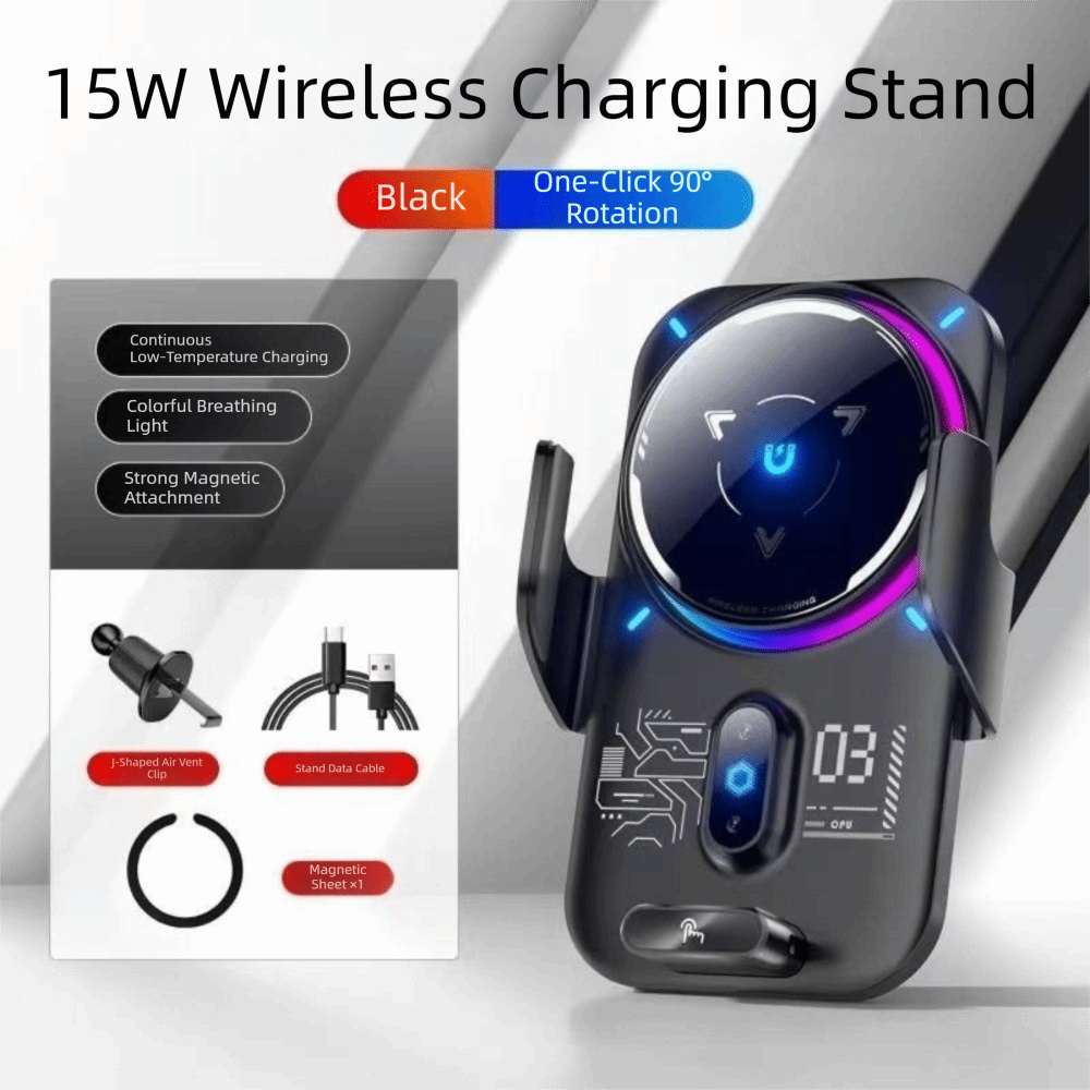 Carregador de carro sem fios c - Wireless Car Charger Mount Fast Charging avaliação e preço