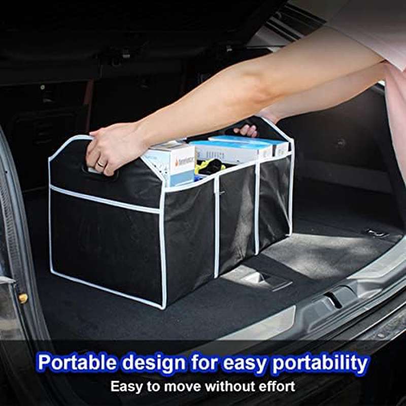 Organizador de Porta-Malas de  - Car Trunk Organizer Foldable Storage Box avaliação e preço