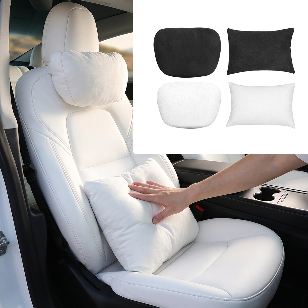 Almofada de apoio lombar para  - Memory Foam Car Neck Pillow Lumbar Support avaliação e preço