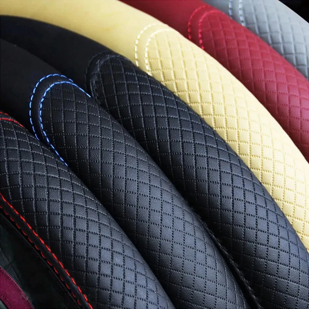 Capa para volante de carro, 37 - Car Steering Wheel Cover Anti Slip Breathable avaliação e preço
