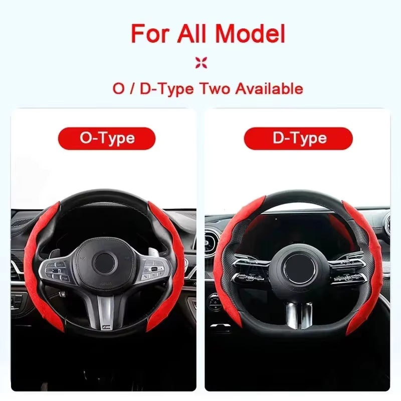 Capa para volante em couro cam - Car Steering Wheel Cover Anti Slip Breathable avaliação e preço