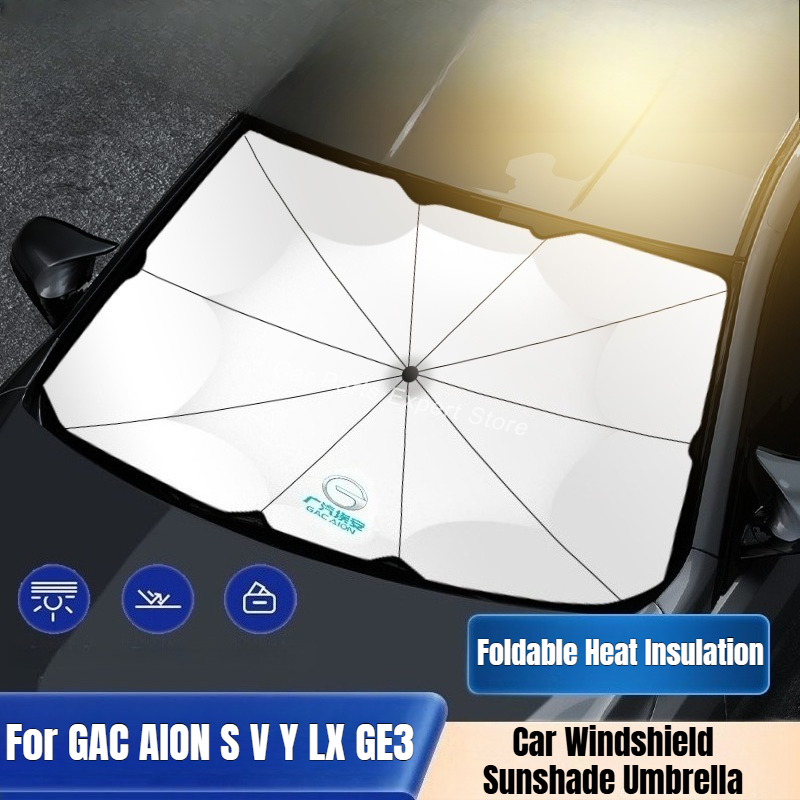 Para GAC AION S V Y LX GE3: Gu - Car Sunshade Windshield Umbrella Foldable avaliação e preço
