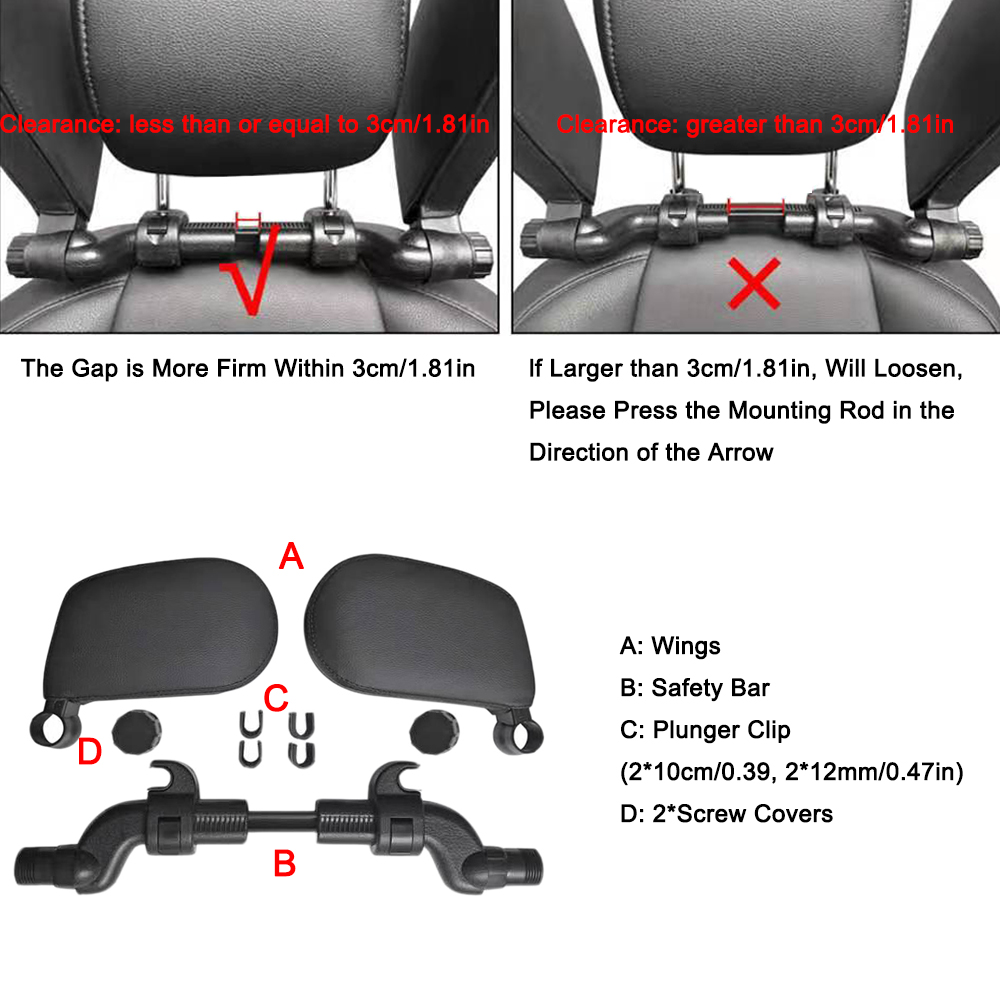 Travesseiro para encosto de ca - Memory Foam Car Neck Pillow Lumbar Support avaliação e preço
