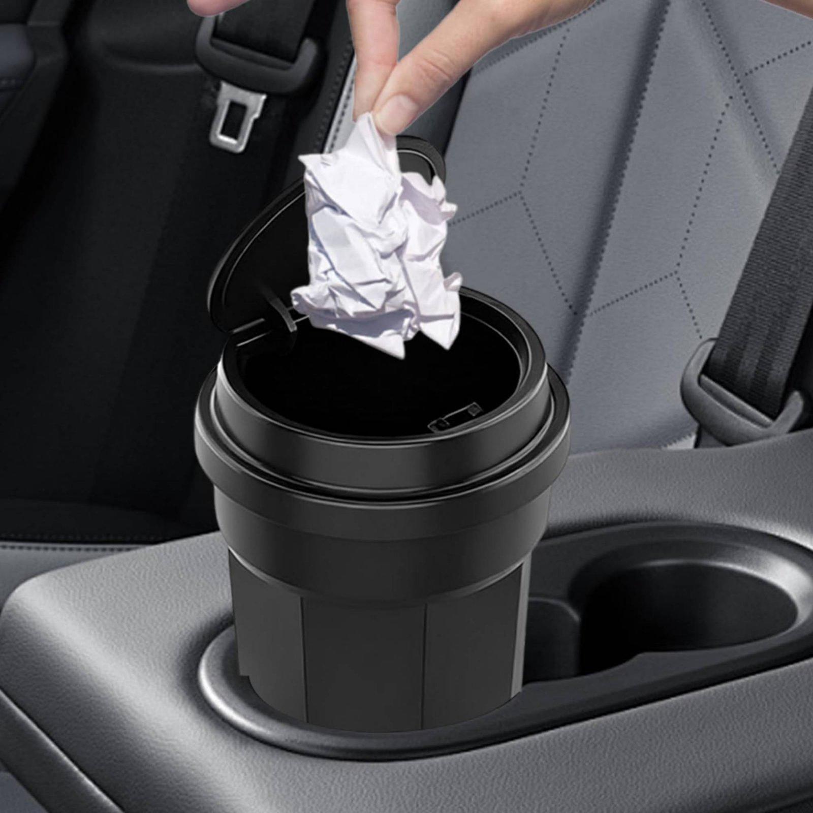 Lixeira para Carro com Tampa,  - Waterproof Car Trash Can With Lid avaliação e preço