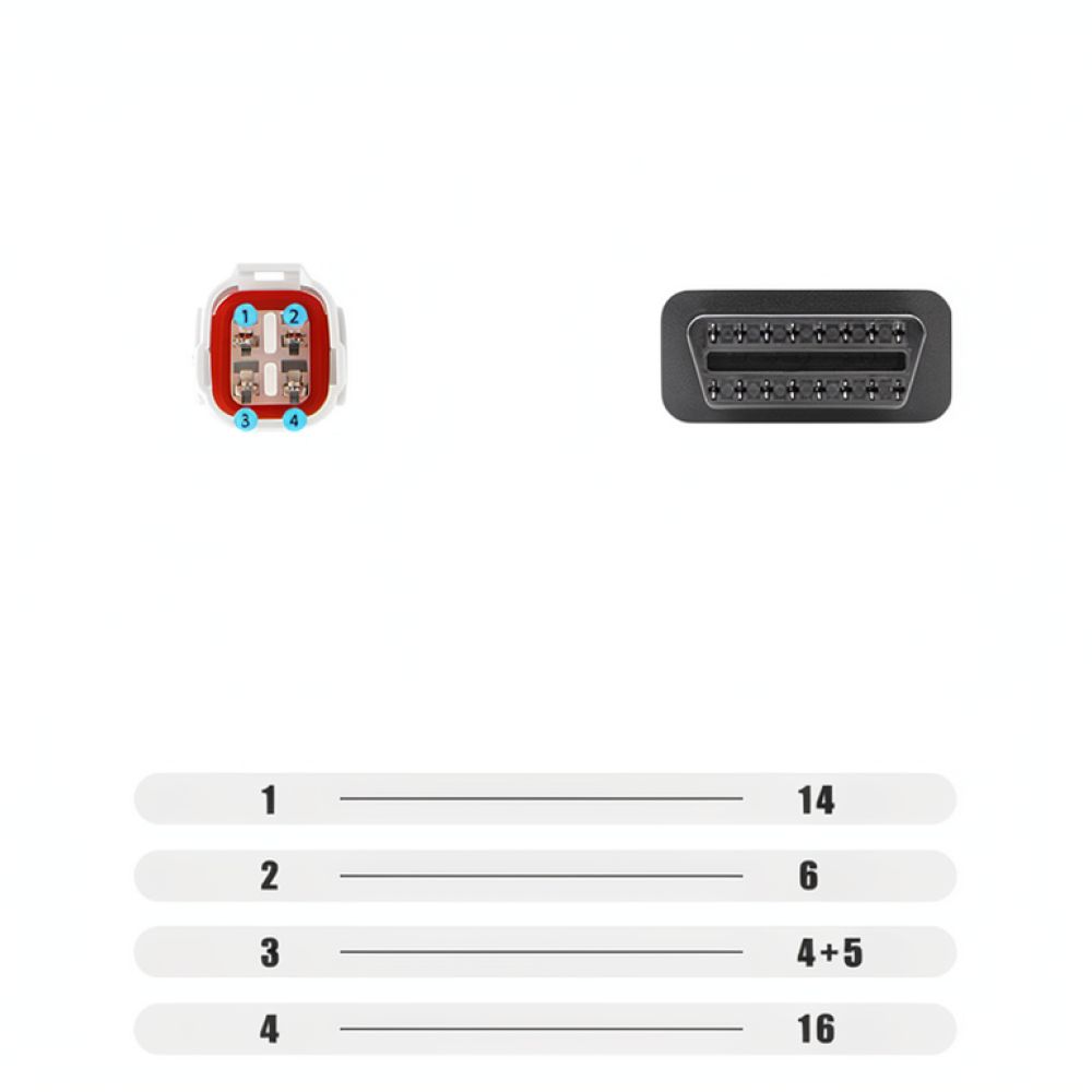 Cabo Conector de Diagnóstico O - Motorcycle Parts avaliação e preço