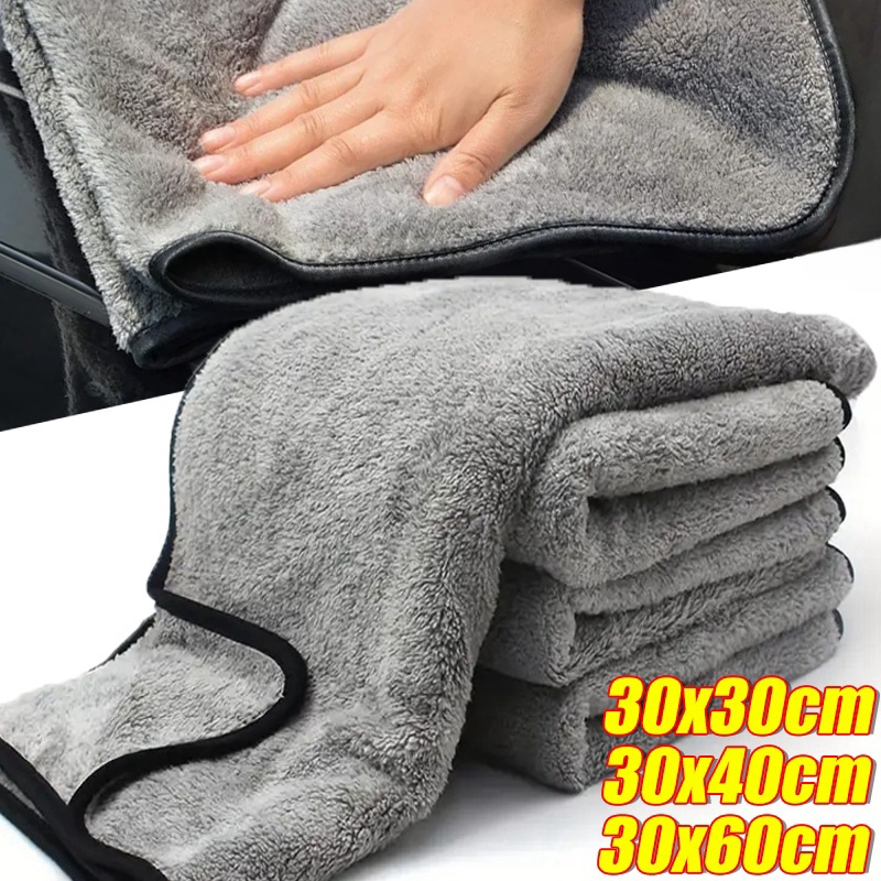 Toalha de microfibra para limp - Microfiber Car Drying Towel Super Absorbent avaliação e preço
