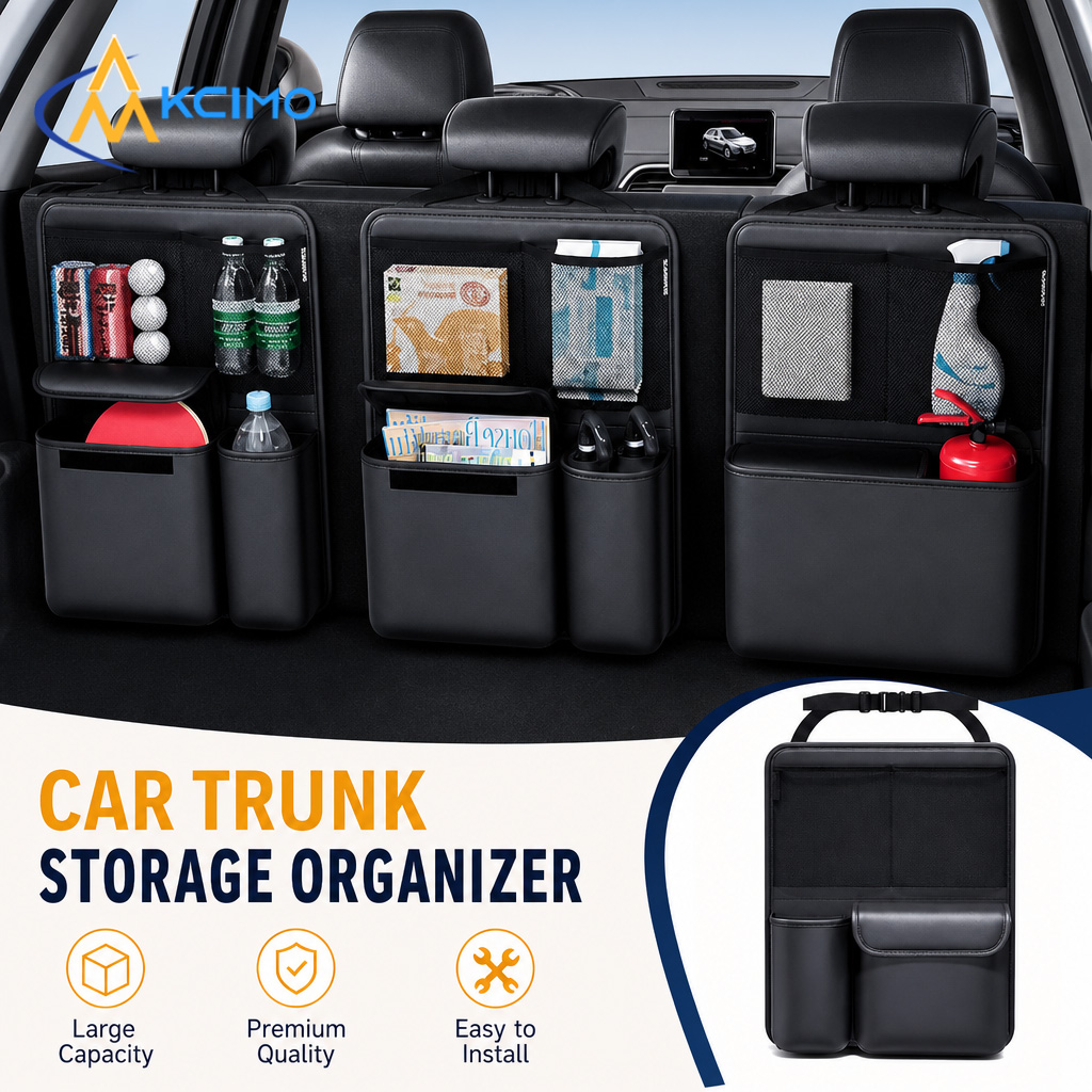 1 unidade de organizador para  - Car Trunk Organizer Foldable Storage Box avaliação e preço