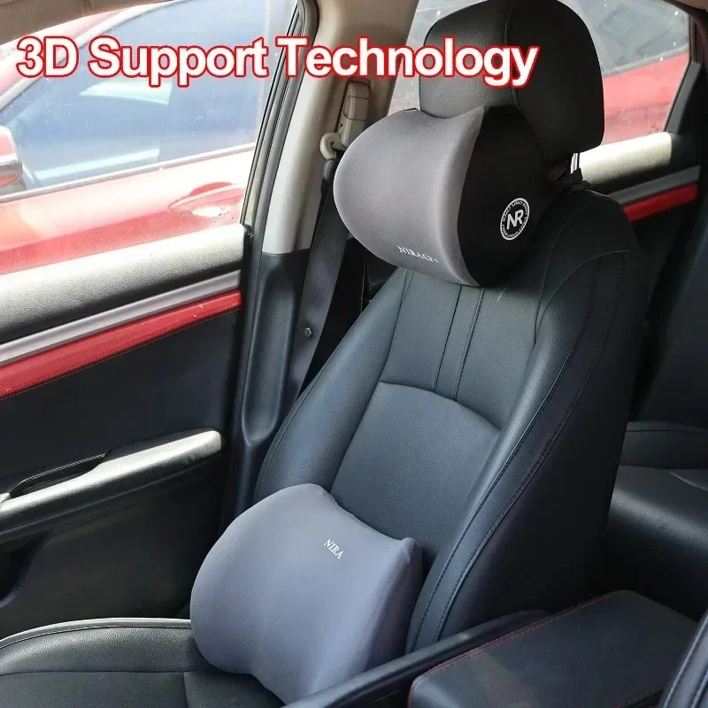 Novo Almofadão de Pescoço para - Memory Foam Car Neck Pillow Lumbar Support avaliação e preço